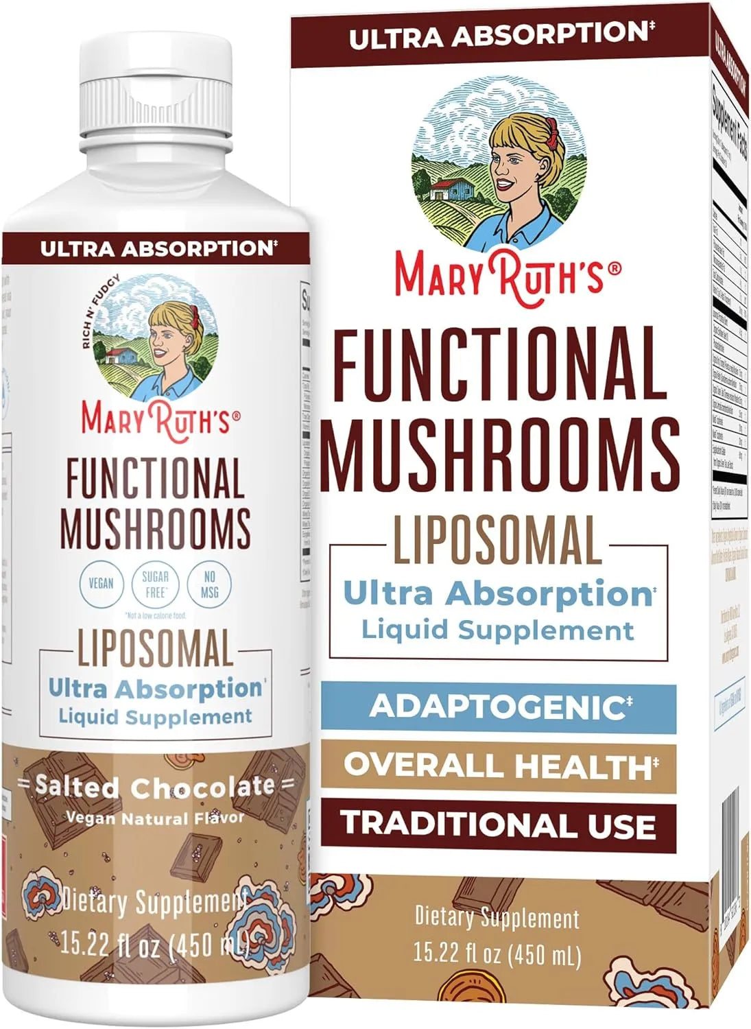 MARY RUTH ORGANICS - MaryRuth Organics Functional Mushrooms 450Ml. - The Red Vitamin MX - Suplementos Alimenticios - {{ shop.shopifyCountryName }}