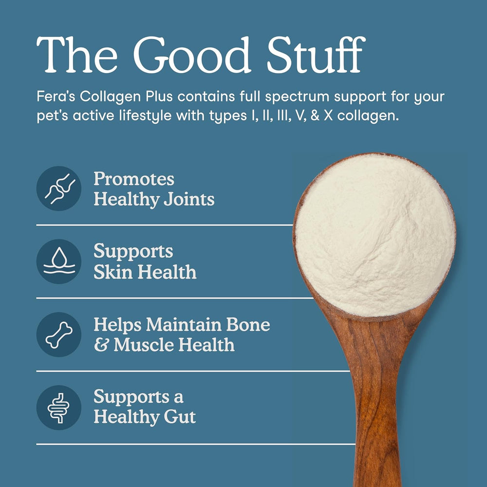 Fera Pet Organics Collagen Plus Cat & Dog Food Topper 120Gr.