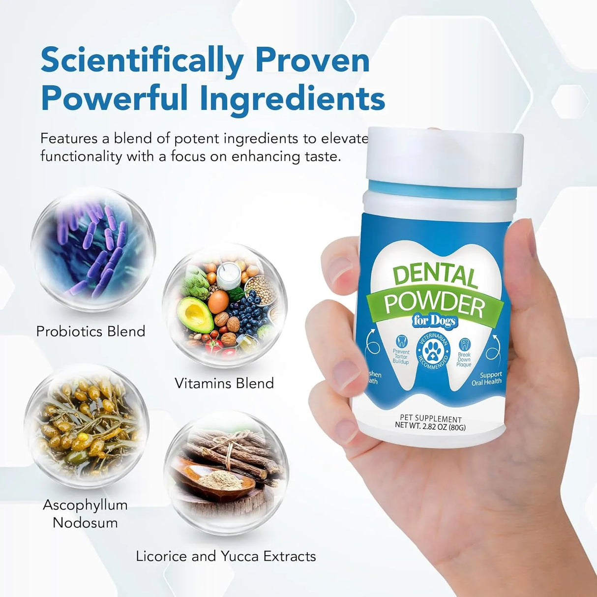 SPANIELBUNS - Spanielbuns Dental Powder for Dogs 80Gr. - The Red Vitamin MX - Cuidado Dental Para Perros - {{ shop.shopifyCountryName }}