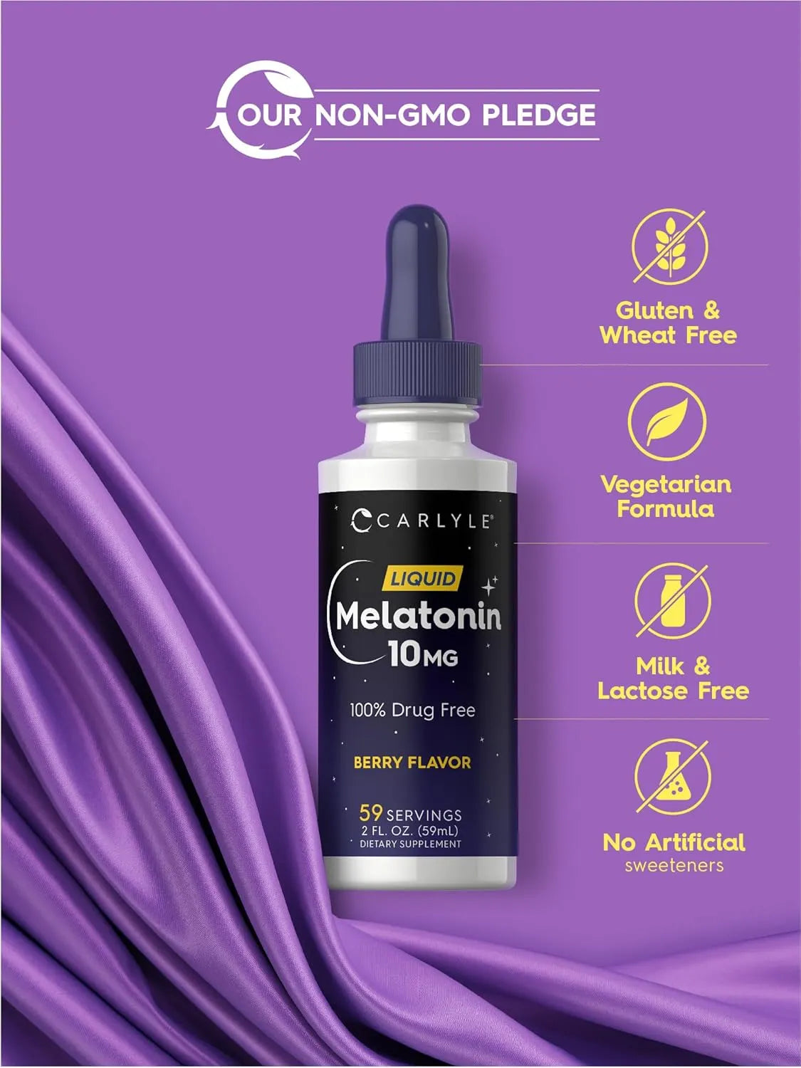 CARLYLE - Carlyle Melatonin Drops 10Mg. 2 Fl.Oz. - The Red Vitamin MX - Suplementos Alimenticios - {{ shop.shopifyCountryName }}