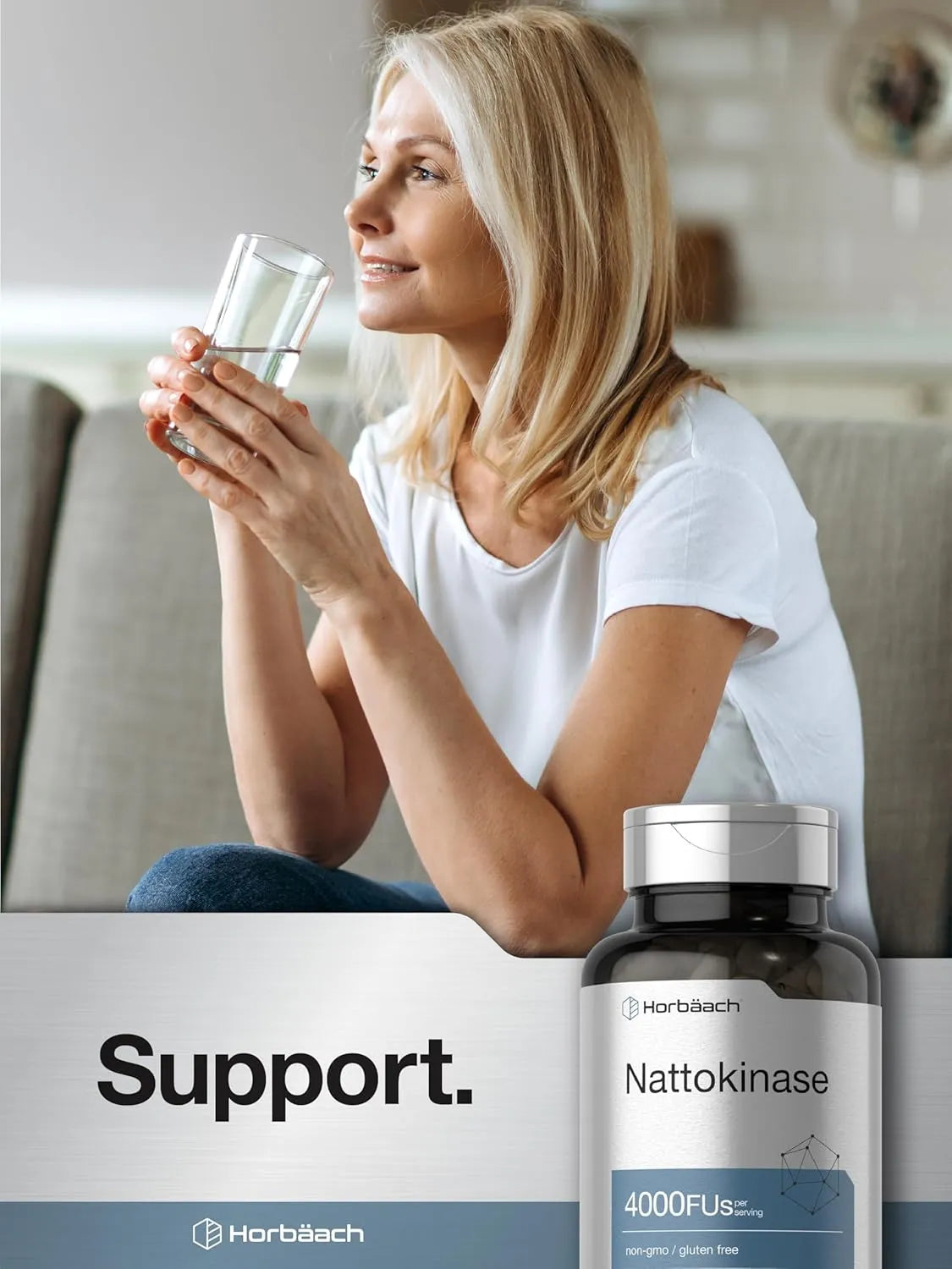 HORBAACH - Horbaach Nattokinase 4000 FU 150 Capsulas - The Red Vitamin MX - Suplementos Alimenticios - {{ shop.shopifyCountryName }}