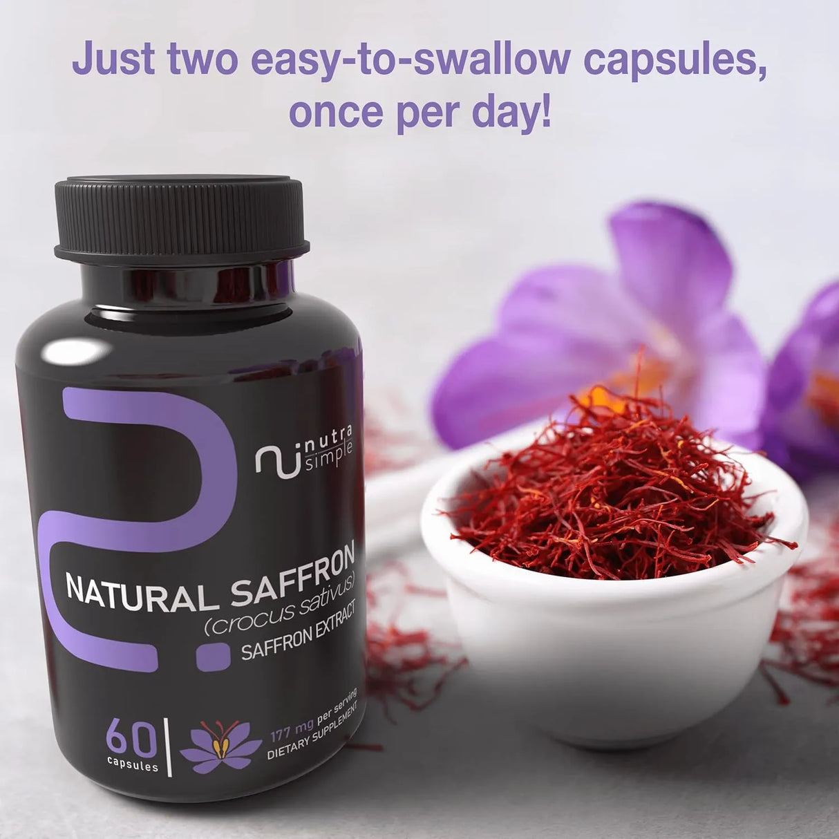 NUTRA SIMPLE - Nutra Simple Saffron 177Mg. 60 Capsulas - The Red Vitamin MX - Suplementos Alimenticios - {{ shop.shopifyCountryName }}