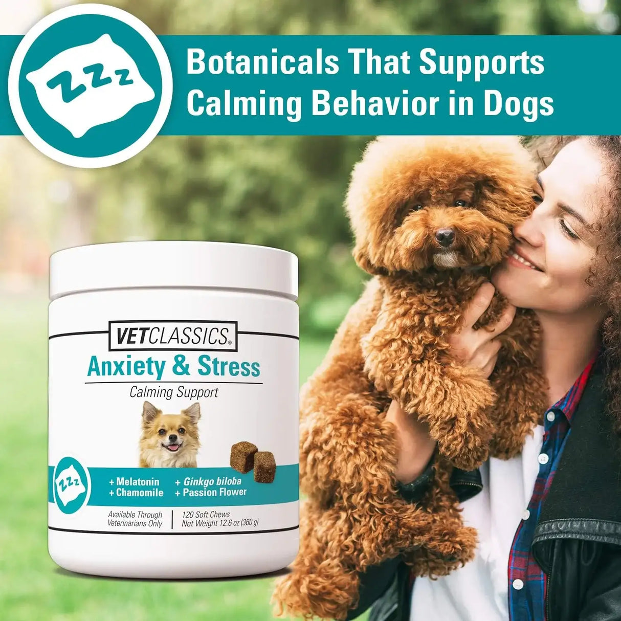 VET CLASSICS - Vet Classics Anxiety & Stress Dog Supplement 120 Masticables - The Red Vitamin MX - Relajantes Para Perros - {{ shop.shopifyCountryName }}