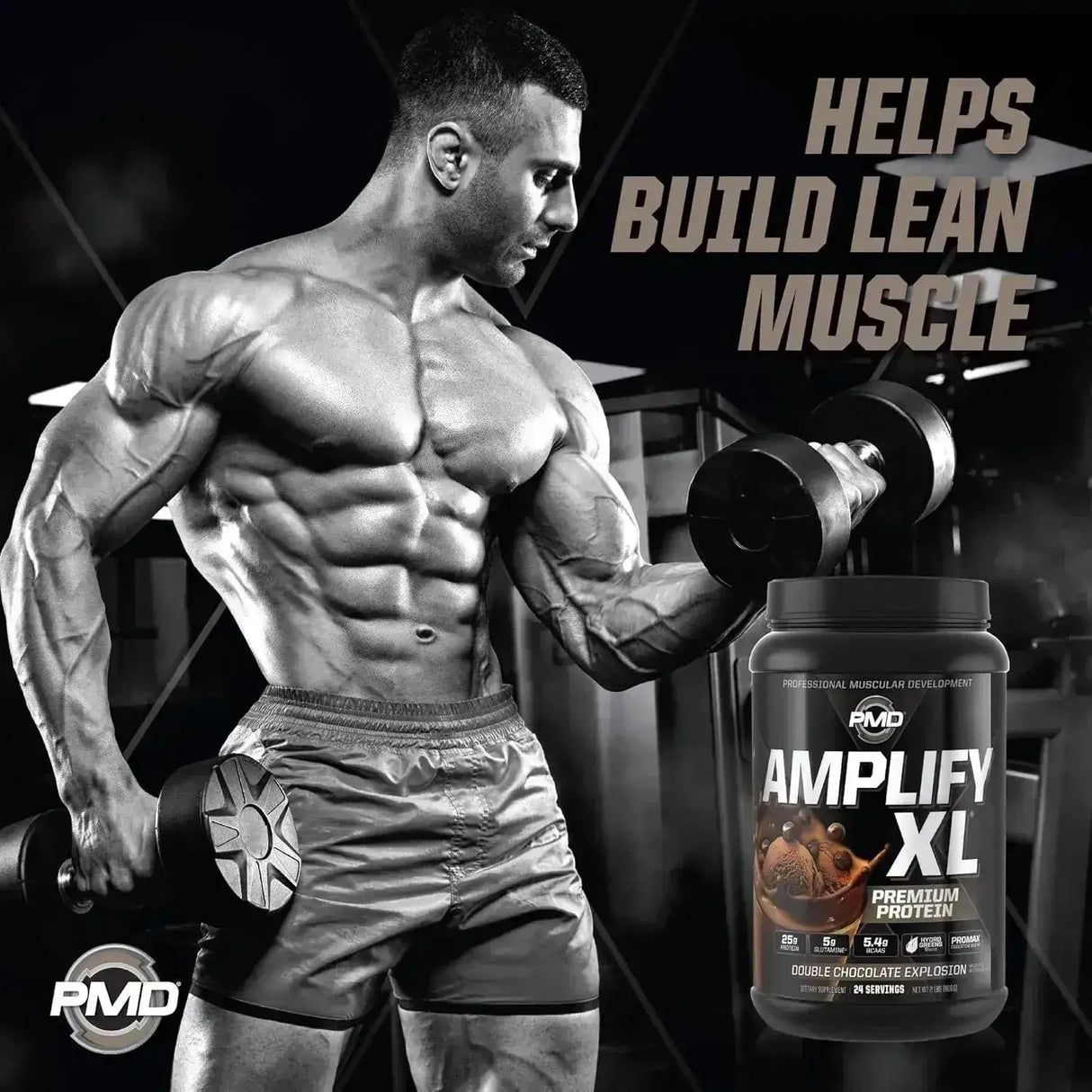PMD SPORTS - PMD Sports Amplify XL Premium Whey Protein Double Chocolate Explosion 24 Servicios 908Gr. - The Red Vitamin MX - Suplementos Alimenticios - {{ shop.shopifyCountryName }}