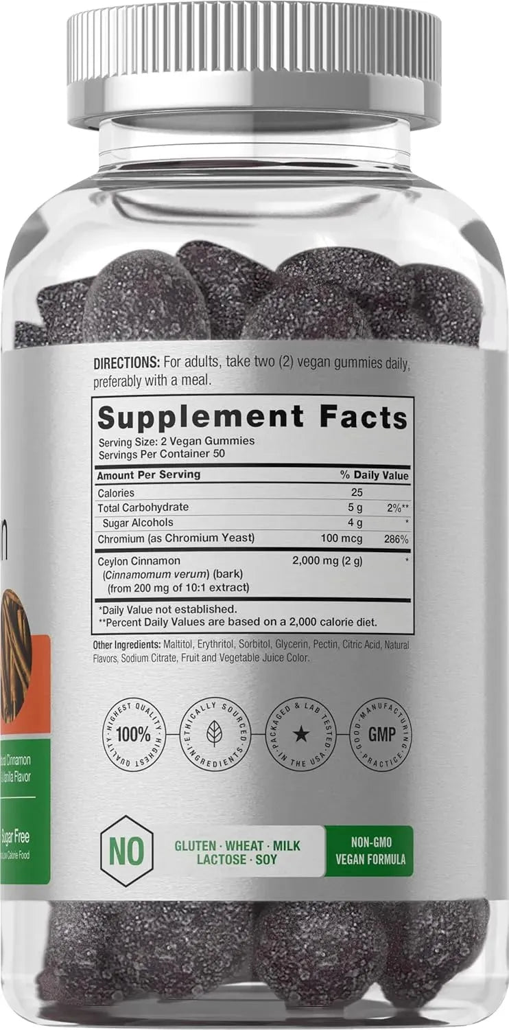 HORBAACH - Horbaach Sugar Free Ceylon Cinnamon Gummies 2000Mg. 100 Gomitas - The Red Vitamin MX - Suplementos Alimenticios - {{ shop.shopifyCountryName }}