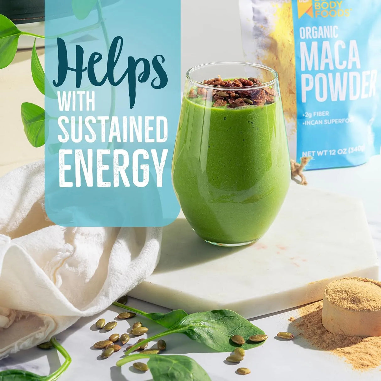 BETTERBODY FOODS - BetterBody Foods Organic Maca Powder 340Gr. - The Red Vitamin MX - Suplementos Alimenticios - {{ shop.shopifyCountryName }}