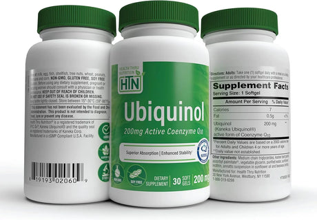 HEALTH THRU NUTRITION - Health Thru Nutrition Ubiquinol 200Mg. 30 Capsulas Blandas - The Red Vitamin MX - Suplementos Alimenticios - {{ shop.shopifyCountryName }}