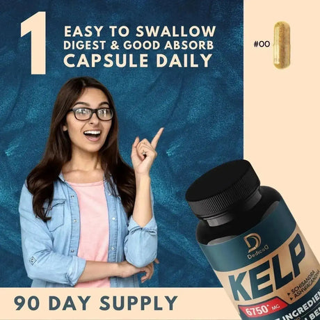 DEDICAD - DEDICAD 10in1 Kelp Supplement 6750Mg. 90 Capsulas - The Red Vitamin MX - Suplementos Alimenticios - {{ shop.shopifyCountryName }}