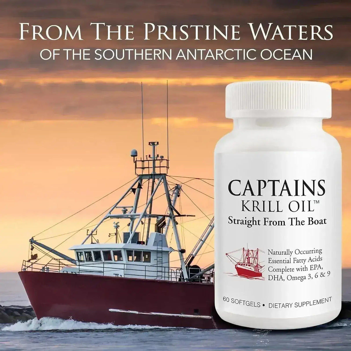 CAPTAINS - Captains Pure Antarctic Krill Oil 1000Mg. 60 Capsulas Blandas - The Red Vitamin MX - Suplementos Alimenticios - {{ shop.shopifyCountryName }}