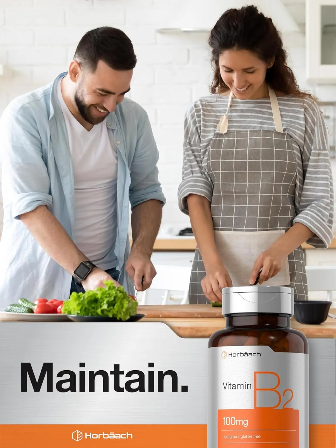 HORBAACH - Horbaach Vitamin B-2 100Mg. 180 Capsulas - The Red Vitamin MX - Suplementos Alimenticios - {{ shop.shopifyCountryName }}