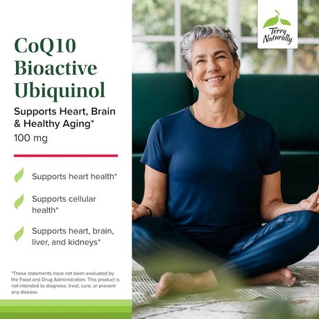 TERRY NATURALLY - Terry Naturally CoQ10 BioActive Ubiquinol 100Mg. 60 Capsulas Blandas - The Red Vitamin MX - Suplementos Alimenticios - {{ shop.shopifyCountryName }}