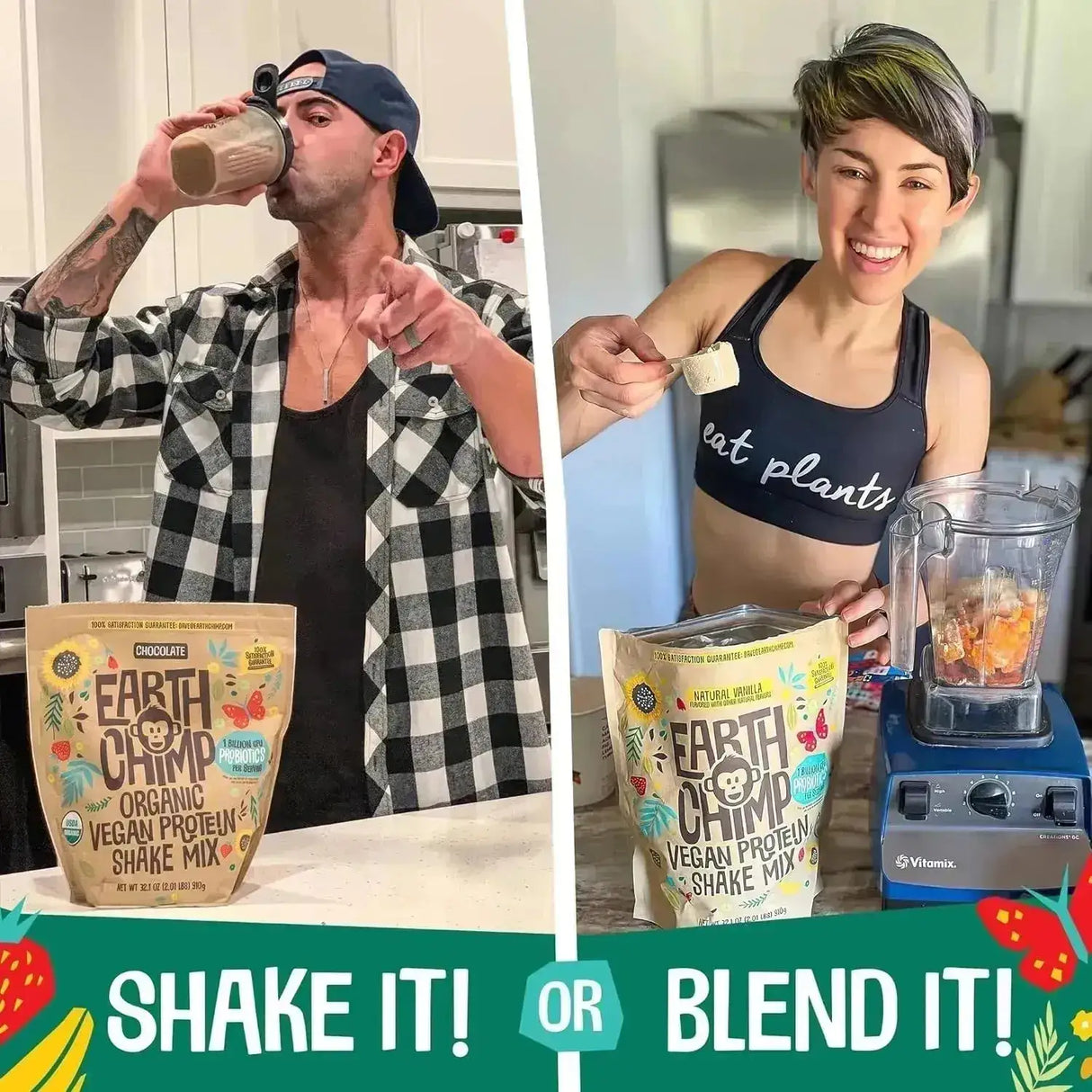 EARTHCHIMP - EarthChimp Organic Vegan Protein Powder 26 Servicios Vanilla 910Gr. - The Red Vitamin MX - Suplementos Alimenticios - {{ shop.shopifyCountryName }}