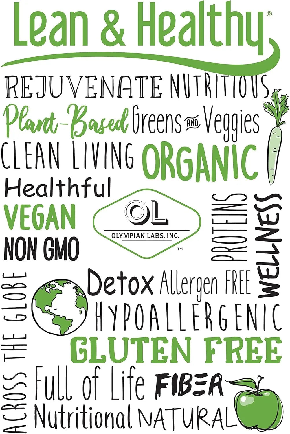 OLYMPIAN LABS - Olympian Labs Plant Based Pea Protein Powder Chocolate 842Gr. - The Red Vitamin MX - Suplementos Alimenticios - {{ shop.shopifyCountryName }}