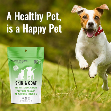 OM - Om Mushroom Matrix Pet Canine Skin & Coat 100Gr. - The Red Vitamin MX - Suplementos Herbales Para Perros - {{ shop.shopifyCountryName }}