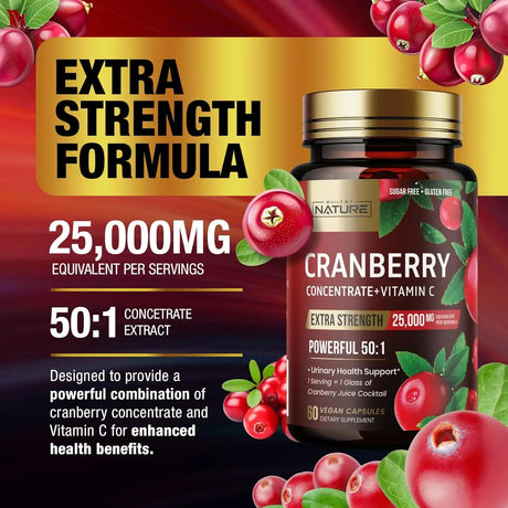 BUILT BY NATURE - Built by Nature Cranberry Pills 25,000Mg. 60 Capsulas - The Red Vitamin MX - Suplementos Alimenticios - {{ shop.shopifyCountryName }}