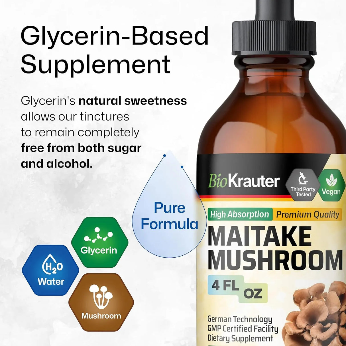BIOKRAUTER - BIO KRAUTER Maitake Mushroom Extract 4 Fl.Oz. - The Red Vitamin MX - Suplementos Alimenticios - {{ shop.shopifyCountryName }}