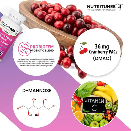 NUTRITUNES - Nutritunes Femuni UTH Urinary Tract Health 60 Capsulas - The Red Vitamin MX - Suplementos Alimenticios - {{ shop.shopifyCountryName }}