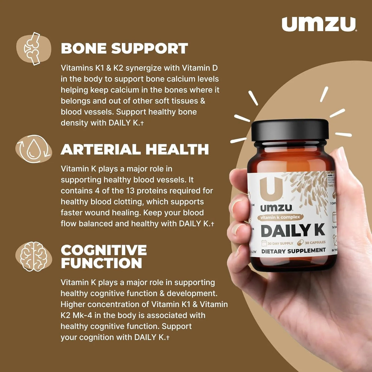 UMZU - UMZU Daily K 30 Capsulas - The Red Vitamin MX - Suplementos Alimenticios - {{ shop.shopifyCountryName }}
