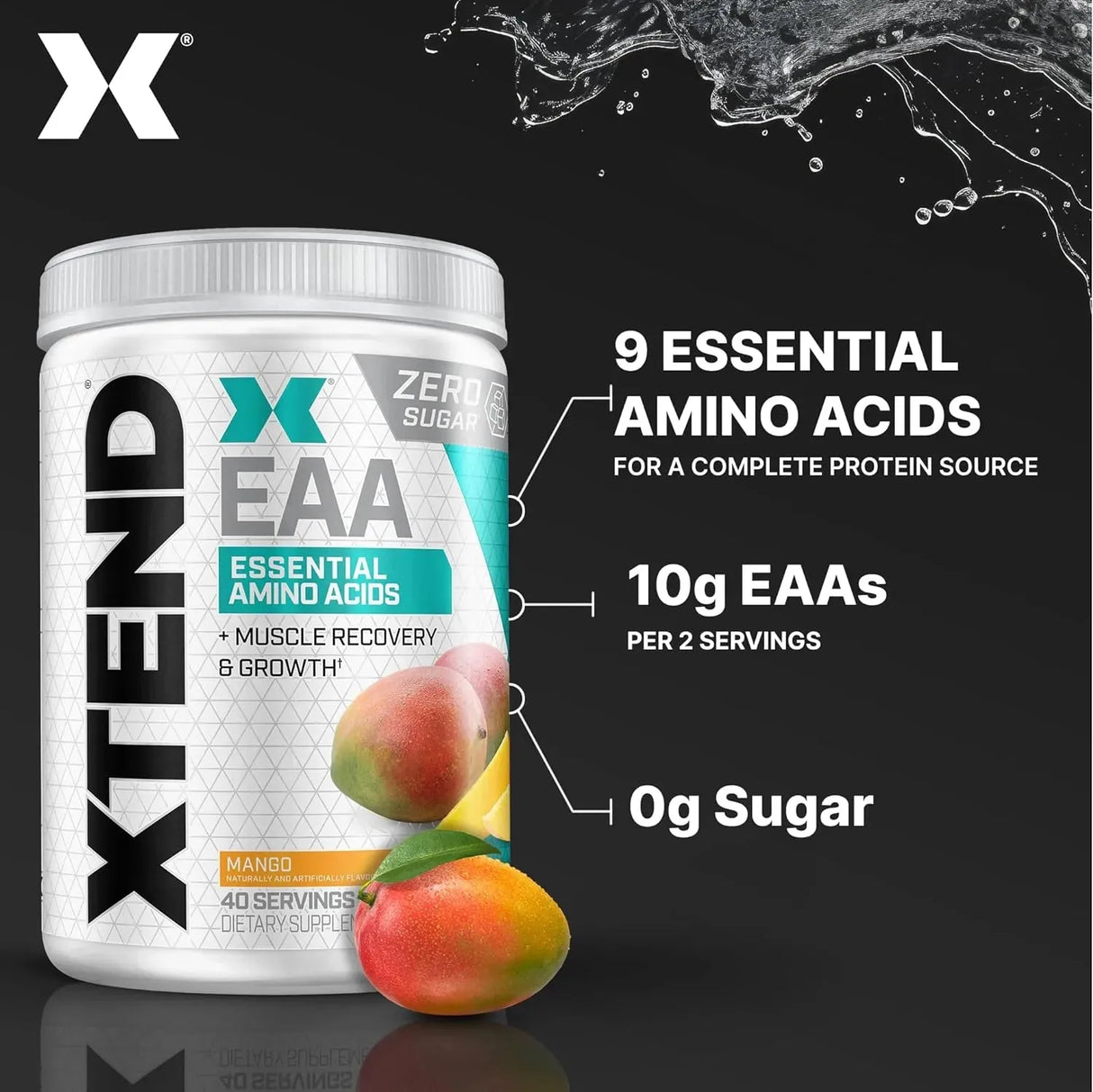XTEND - XTEND EAA + BCAA Powder Mango 40 Servicios 340Gr. - The Red Vitamin MX - Suplementos Alimenticios - {{ shop.shopifyCountryName }}