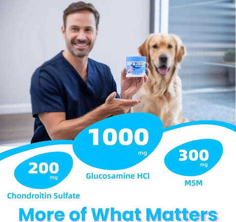 PAWIZON - PAWIZON Advanced Hip and Joint Supplement for Dogs 120 Masticables - The Red Vitamin MX - Cuidado De Cadera Y Articulaciones Para Perros - {{ shop.shopifyCountryName }}