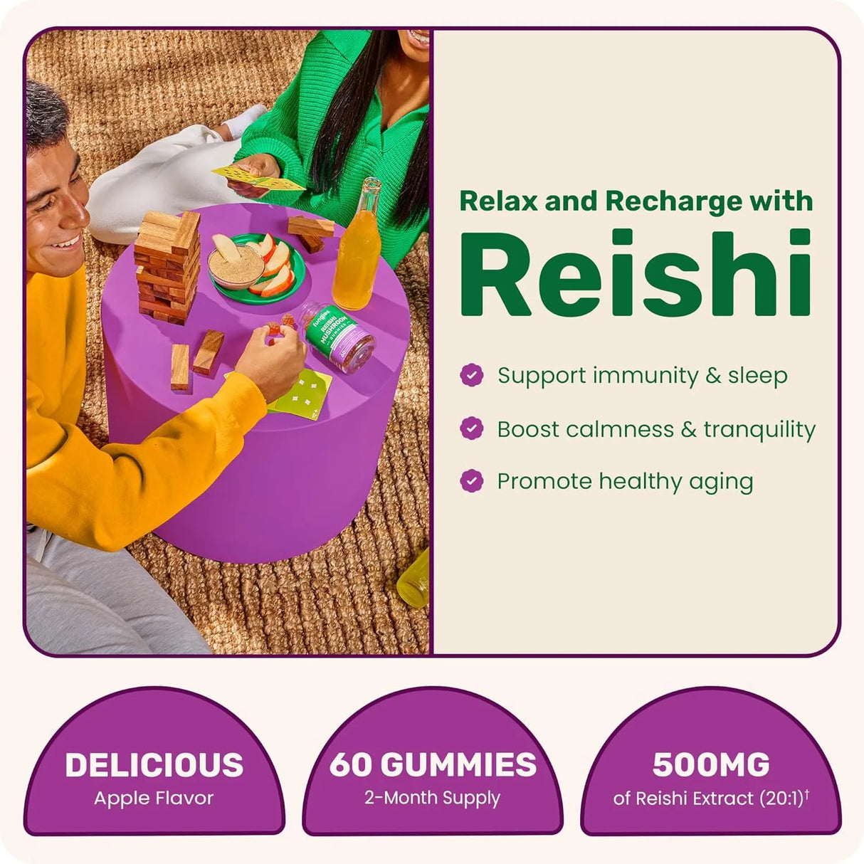 FUNGIES - Fungies Reishi Mushroom Gummies 60 Gomitas - The Red Vitamin MX - Suplementos Alimenticios - {{ shop.shopifyCountryName }}