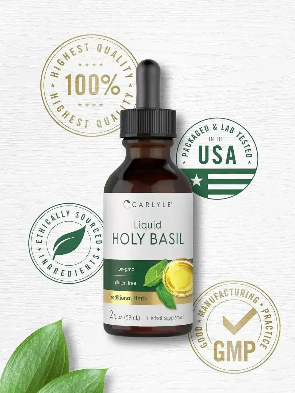 CARLYLE - Carlyle Holy Basil Extract Liquid 2 Fl.Oz. - The Red Vitamin MX - Suplementos Alimenticios - {{ shop.shopifyCountryName }}