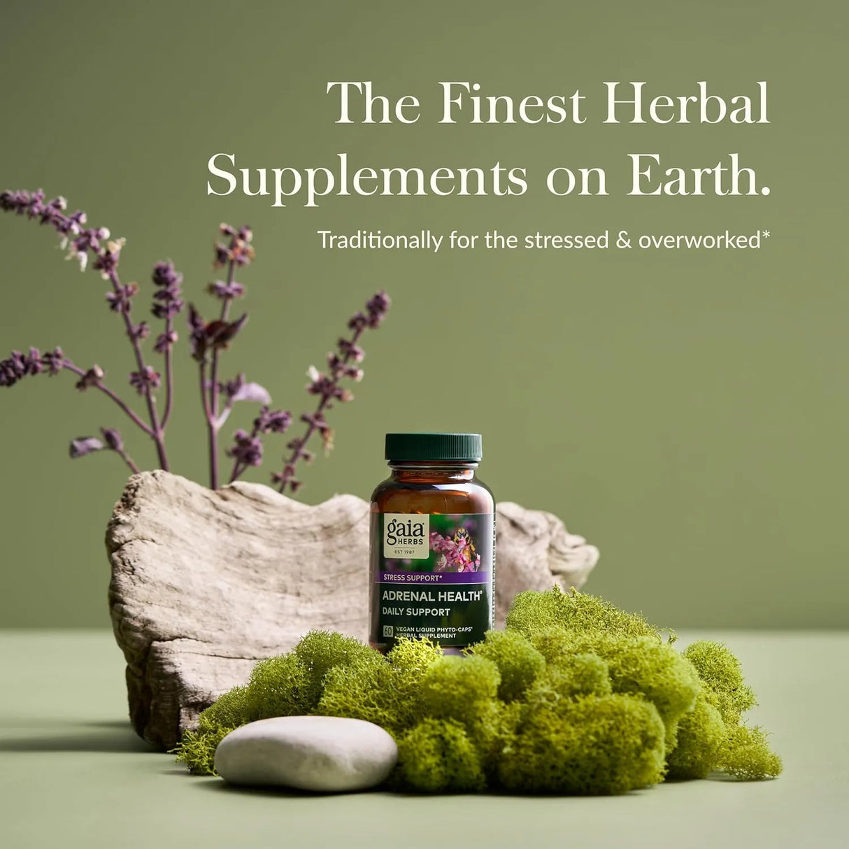 GAIA HERBS - Gaia Herbs Adrenal Health Daily Support 60 Capsulas - The Red Vitamin MX - Suplementos Alimenticios - {{ shop.shopifyCountryName }}