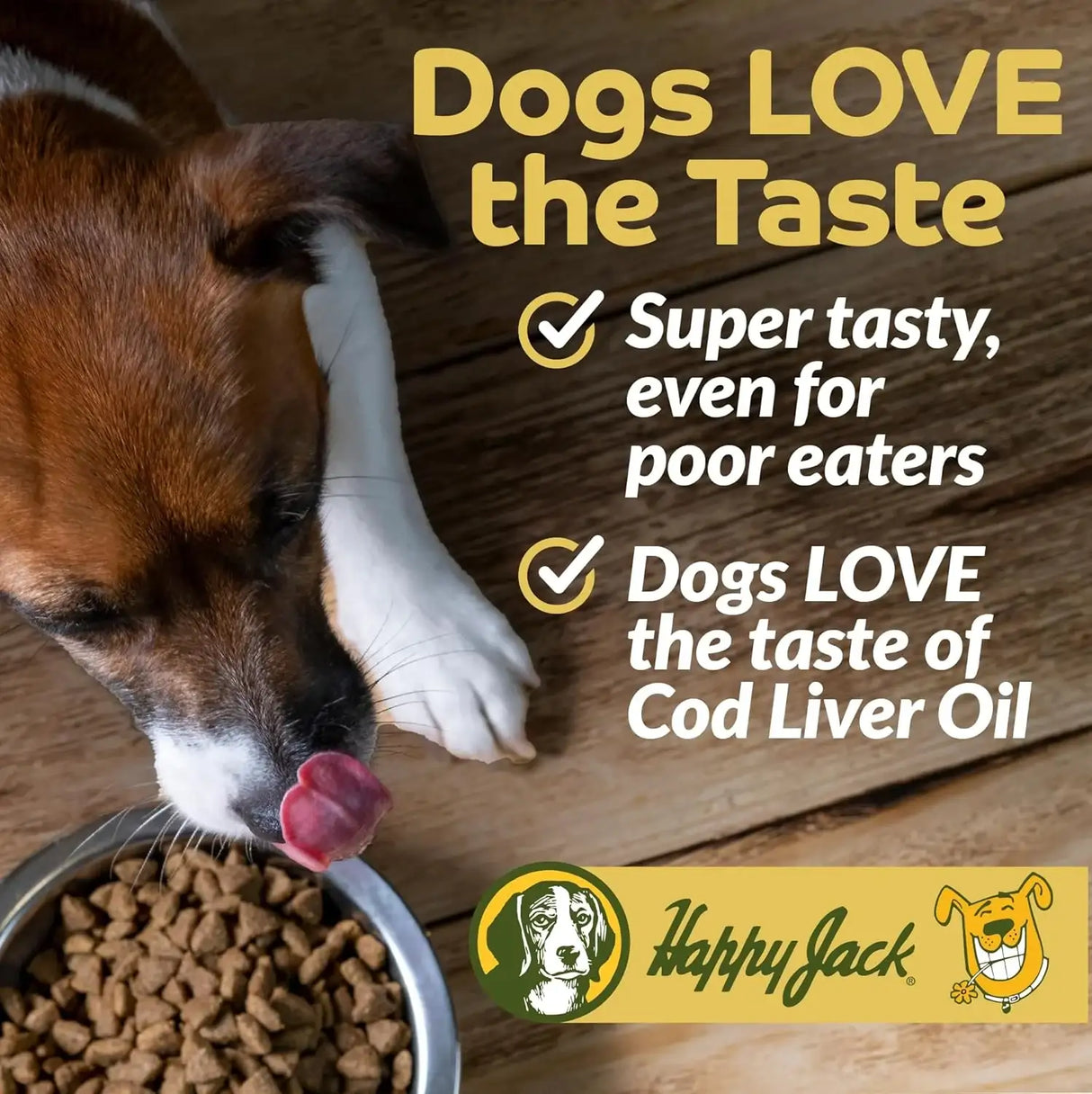 HAPPY JACK - HAPPY JACK Cod Liver Fish Oil for Dogs Skin and Coat 16 Fl.Oz. - The Red Vitamin MX - Aceite De Pescado Para Perros - {{ shop.shopifyCountryName }}