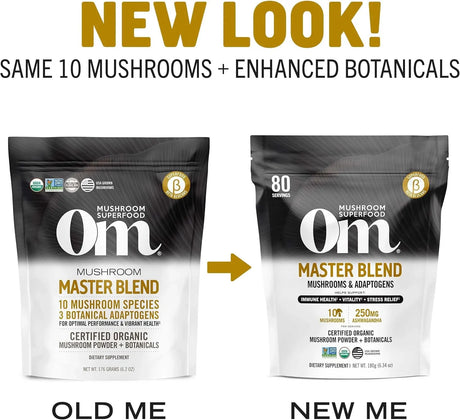 OM - Om Mushroom Master Blend 10 Mushroom Complex Powder 180Gr. - The Red Vitamin MX - Suplementos Alimenticios - {{ shop.shopifyCountryName }}