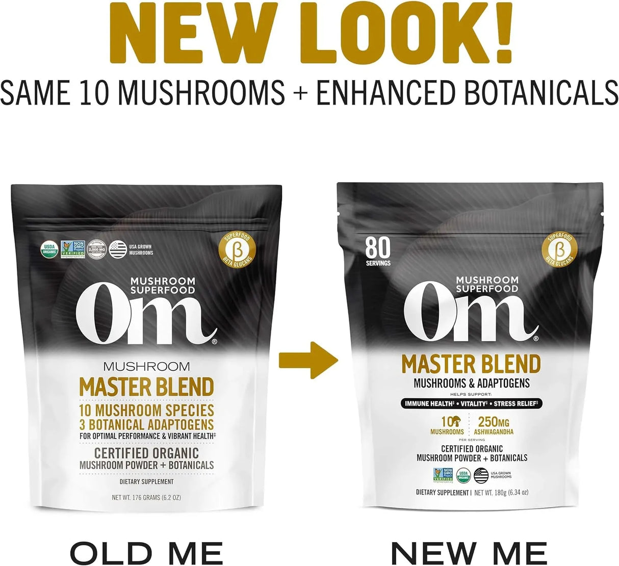 OM - Om Mushroom Master Blend 10 Mushroom Complex Powder 180Gr. - The Red Vitamin MX - Suplementos Alimenticios - {{ shop.shopifyCountryName }}