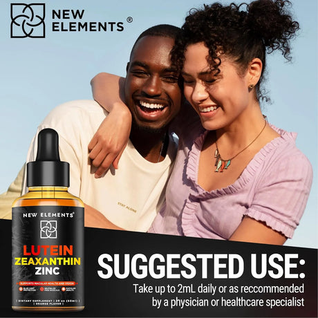 NEW ELEMENTS - New Elements Liquid Lutein Drops 20Mg. with Zeaxanthin 60Ml. - The Red Vitamin MX - Suplementos Alimenticios - {{ shop.shopifyCountryName }}