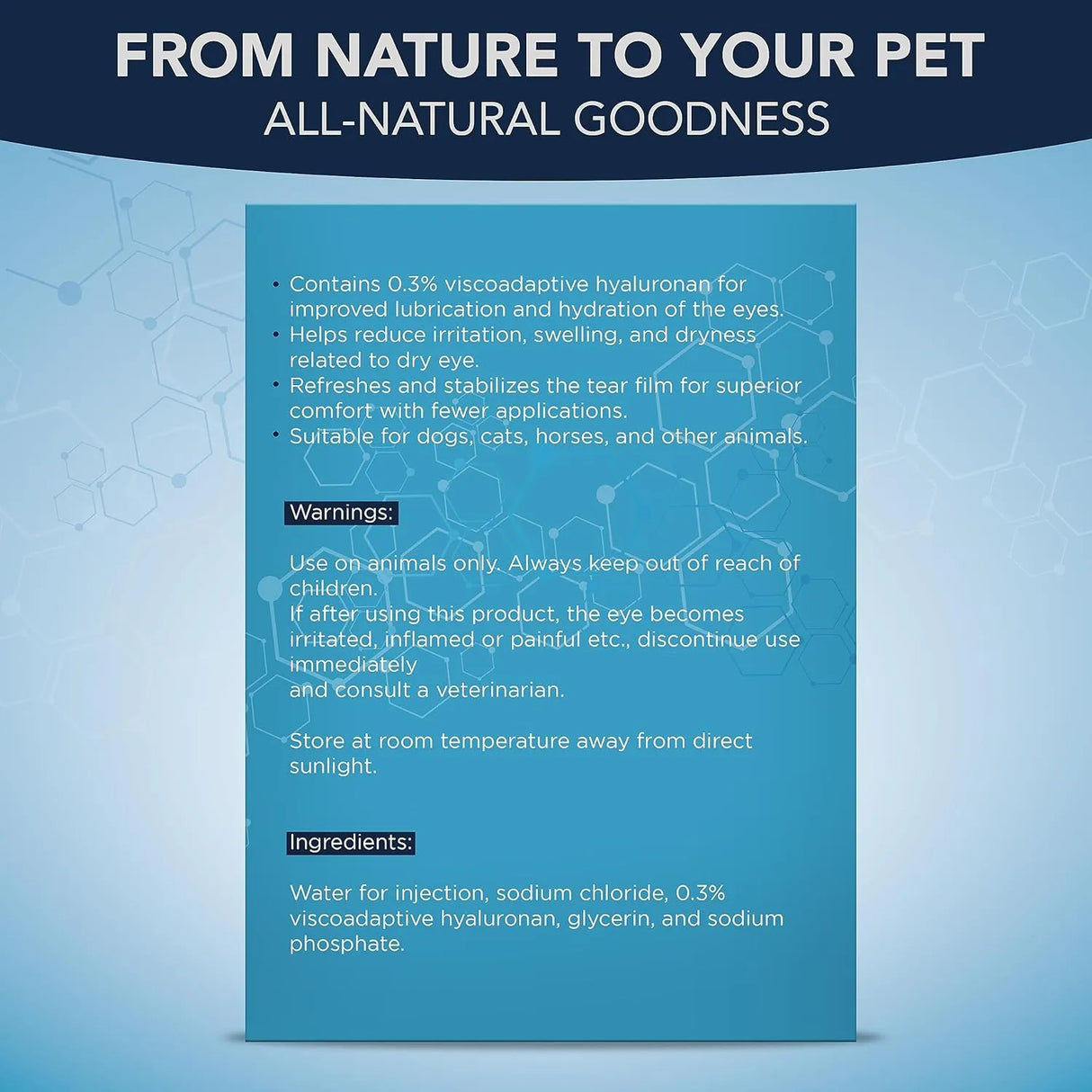 NOVEHA - NOVEHA Pet Gel Eye Drops with 0.3% Viscoadaptive Hyaluronan 2Ml. 2 Pack - The Red Vitamin MX - Cuidado De Los Ojos De Los Perros - {{ shop.shopifyCountryName }}