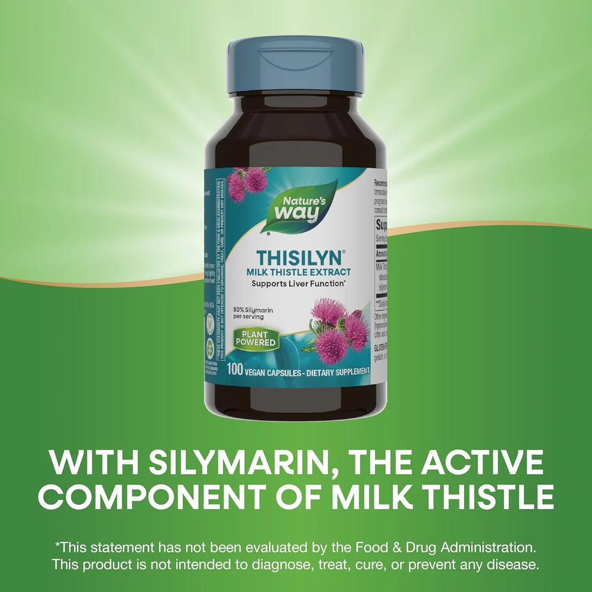 NATURE'S WAY - Nature's Way Thisilyn with Standardized Milk Thistle Extract 100 Capsulas - The Red Vitamin MX - Suplementos Alimenticios - {{ shop.shopifyCountryName }}