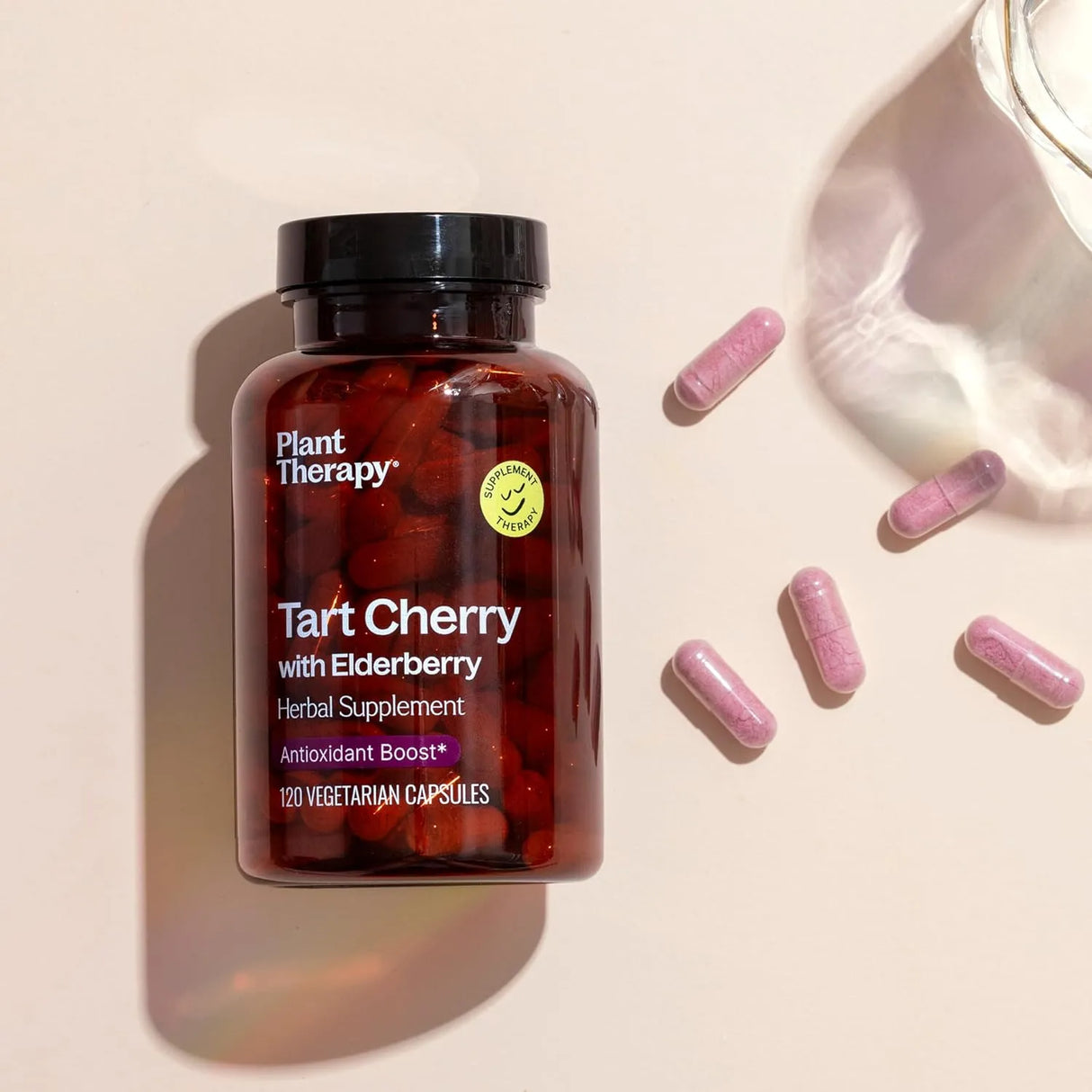PLANT THERAPY - Plant Therapy Tart Cherry with Elderberry 120 Capsulas - The Red Vitamin MX - Suplementos Alimenticios - {{ shop.shopifyCountryName }}