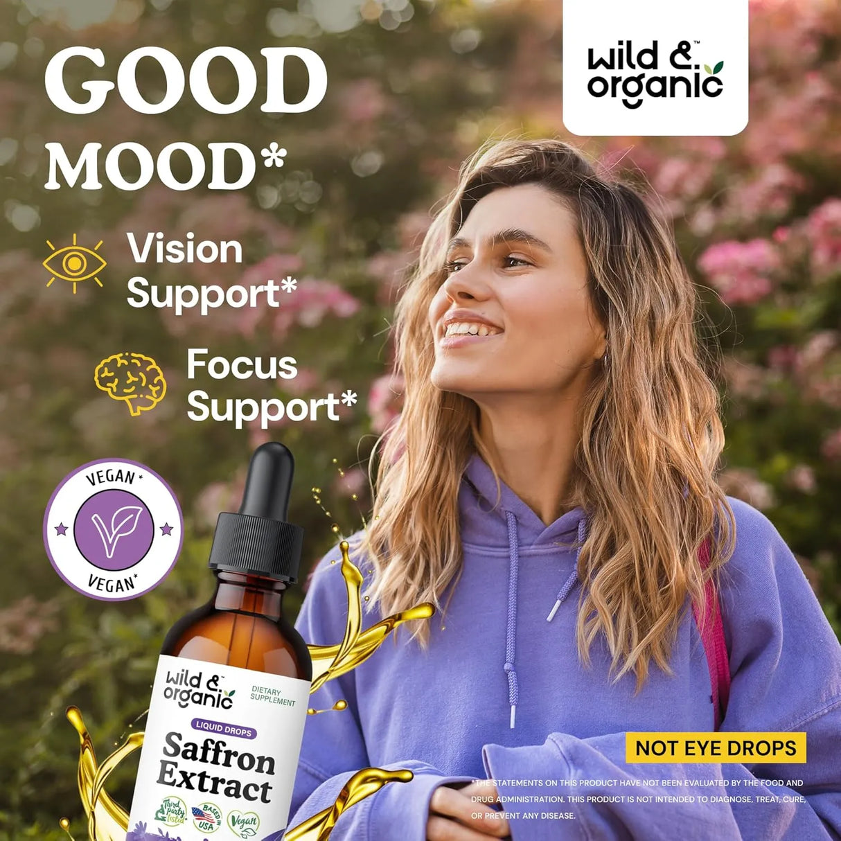 WILD & ORGANIC - Wild & Organic Saffron Tincture 88.5Mg. 2 Fl.Oz. - The Red Vitamin MX - Suplementos Alimenticios - {{ shop.shopifyCountryName }}