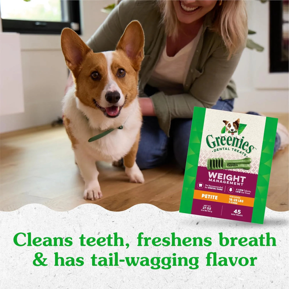 GREENIES - Greenies Weight Management Petite Natural Dog Dental Care Chews 45 Piezas - The Red Vitamin MX - Cuidado Dental Para Perros - {{ shop.shopifyCountryName }}