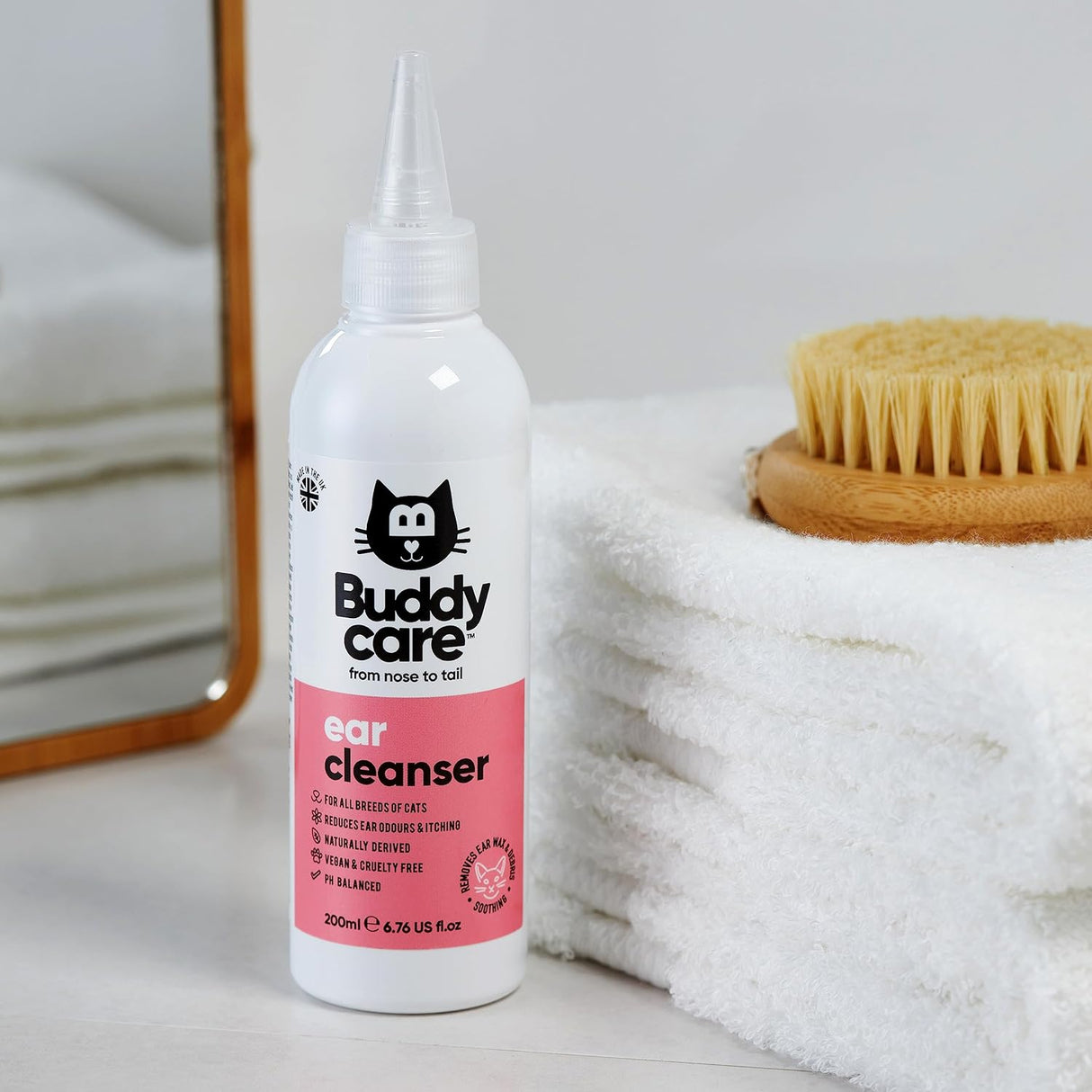 Buddycare Cat Ear Cleanser 200Ml.