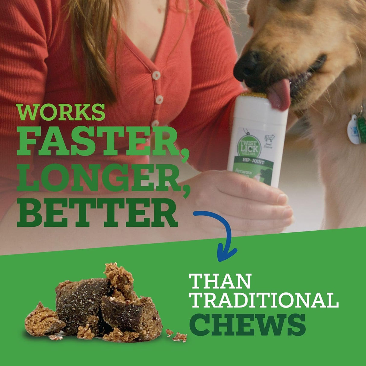 Vetality Twist + Lick Well Gel Hip & Joint for Dogs 2.3 Oz.