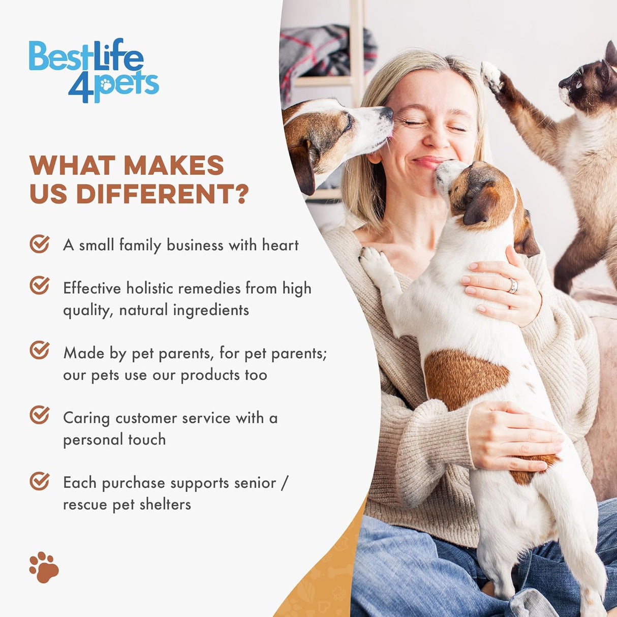 BestLife4Pets Scoot Stopper for Dogs 400 Tabletas