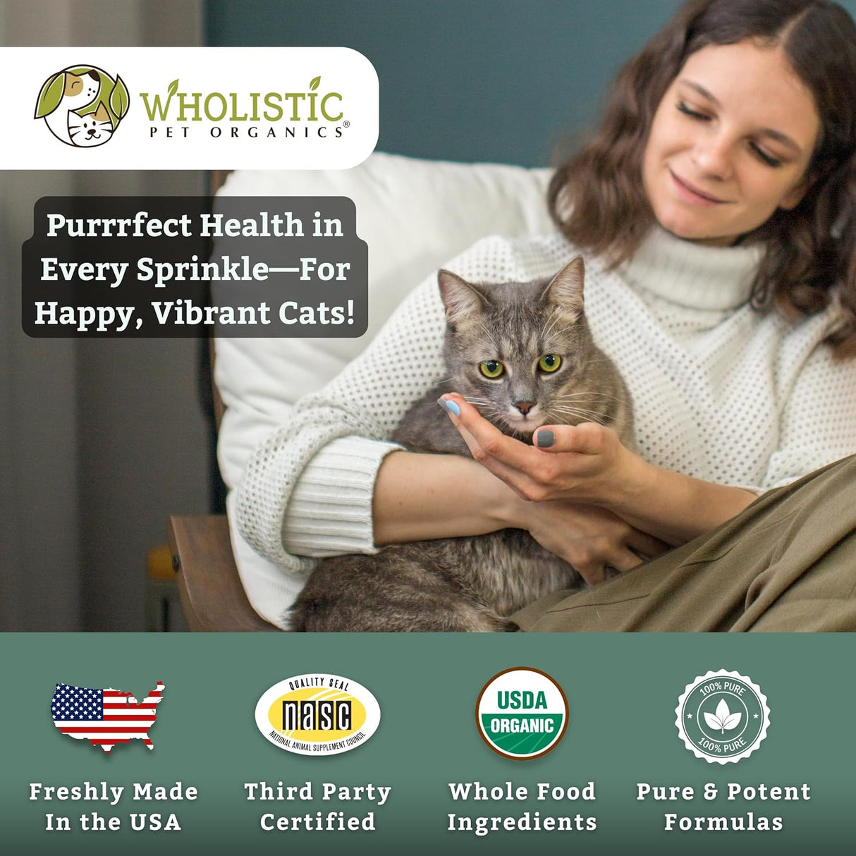 Wholistic Pet Organics Feline Complete Original Whitefish 227Gr.