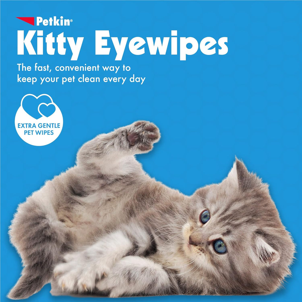 Petkin Kitty Eye Wipes 40 Toallitas