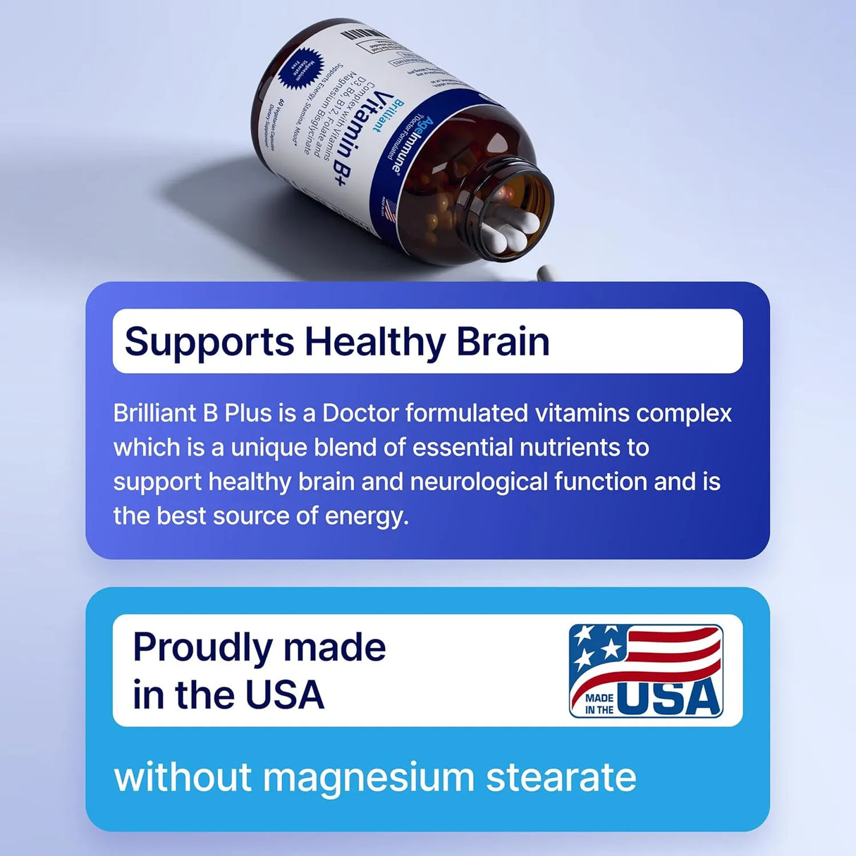 AGEIMMUNE - AgeImmune Vitamin B Complex 60 Capsulas - The Red Vitamin MX - Suplementos Alimenticios - {{ shop.shopifyCountryName }}