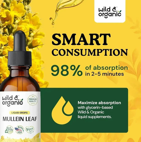 WILD & ORGANIC - Wild & Organic Mullein Drops for Lungs 2 Fl.Oz. - The Red Vitamin MX - Suplementos Alimenticios - {{ shop.shopifyCountryName }}