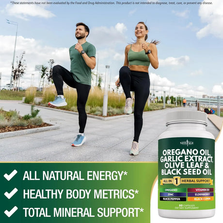 NEW AGE - NEW AGE Oregano Oil Garlic Extract Olive Leaf with Astragalus 60 Capsulas 2 Pack - The Red Vitamin MX - Suplementos Alimenticios - {{ shop.shopifyCountryName }}