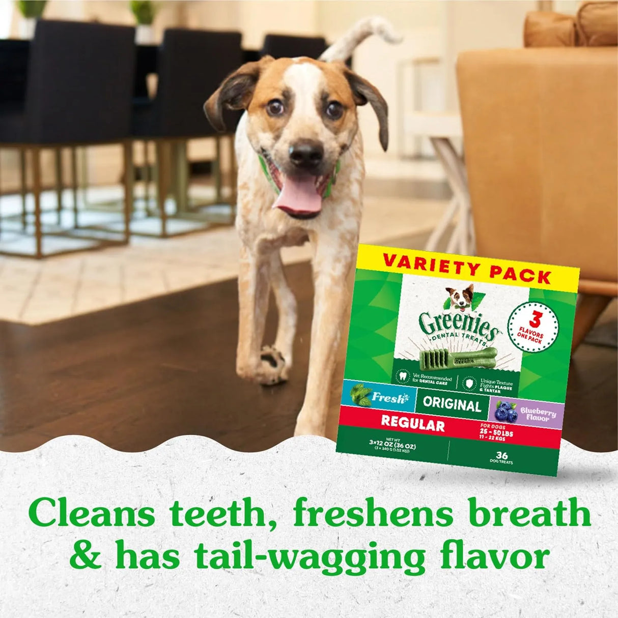 GREENIES - Greenies Regular Natural Dental Care Dog Treats Variety Pack 36 Piezas - The Red Vitamin MX - Cuidado Dental Para Perros - {{ shop.shopifyCountryName }}