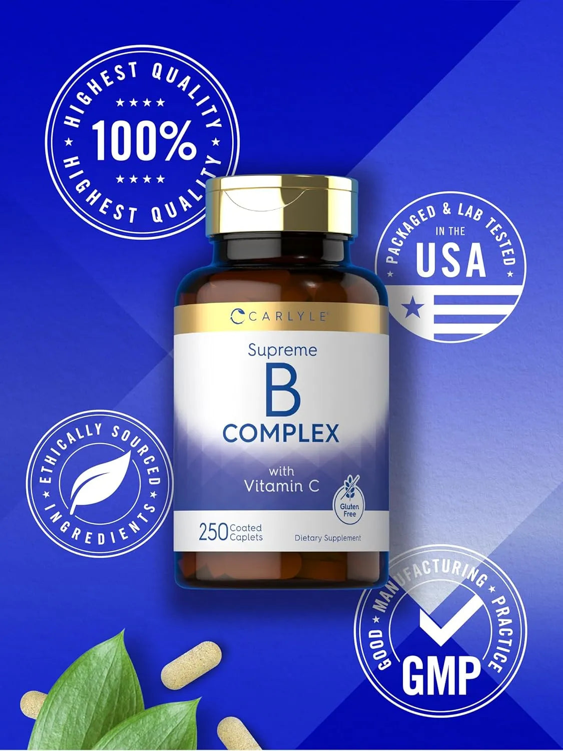 CARLYLE - Carlyle Vitamin B Complex Plus Vitamin C 250 Tabletas - The Red Vitamin MX - Suplementos Alimenticios - {{ shop.shopifyCountryName }}