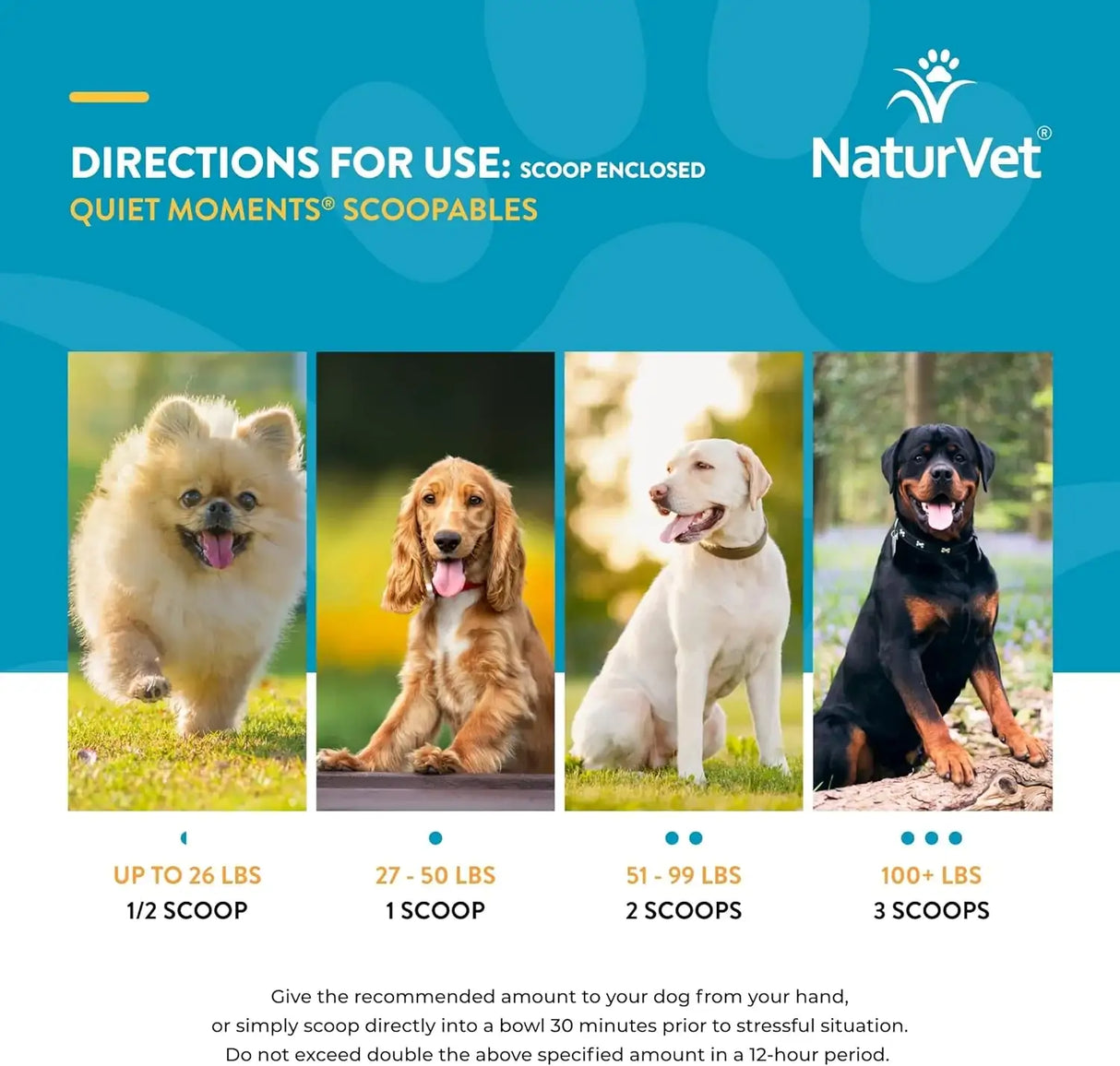 NATURVET - NaturVet Scoopables Quiet Moments Dog Calming Aid for Dogs 315Gr. - The Red Vitamin MX - Relajantes Para Perros - {{ shop.shopifyCountryName }}