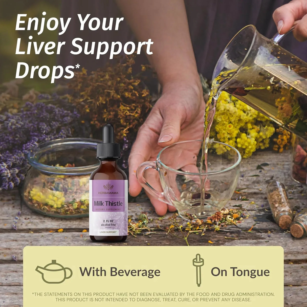HERBAMAMA - HERBAMAMA Milk Thistle Drops 2 Fl.Oz. - The Red Vitamin MX - Suplementos Alimenticios - {{ shop.shopifyCountryName }}