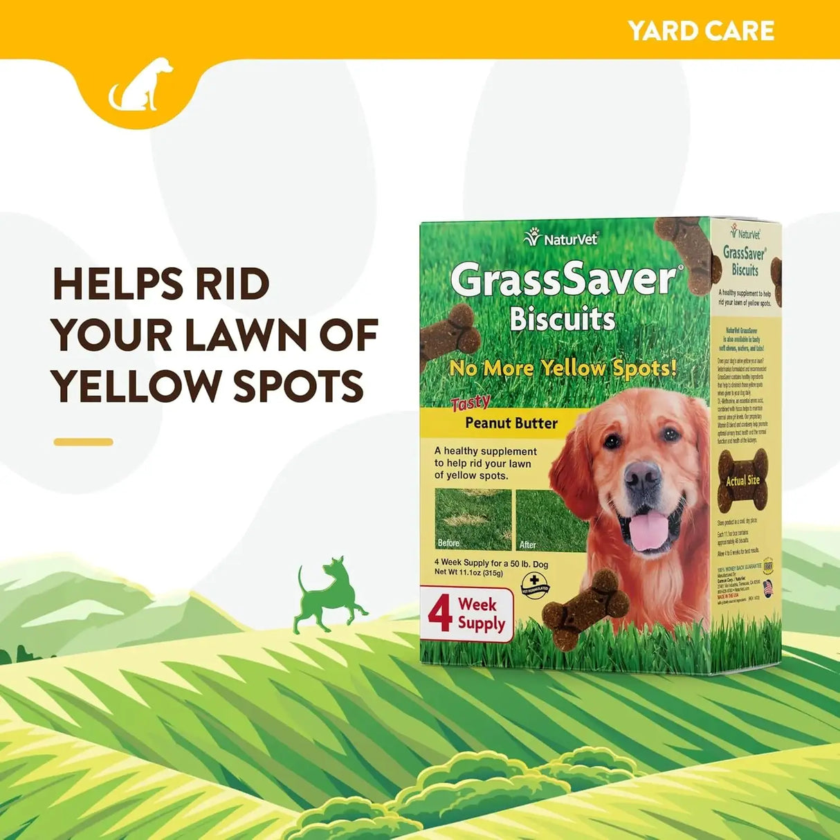 NATURVET - NaturVet GrassSaver Biscuits for Dogs 315Gr. - The Red Vitamin MX - Salud De Tracto Urinario Para Perros - {{ shop.shopifyCountryName }}