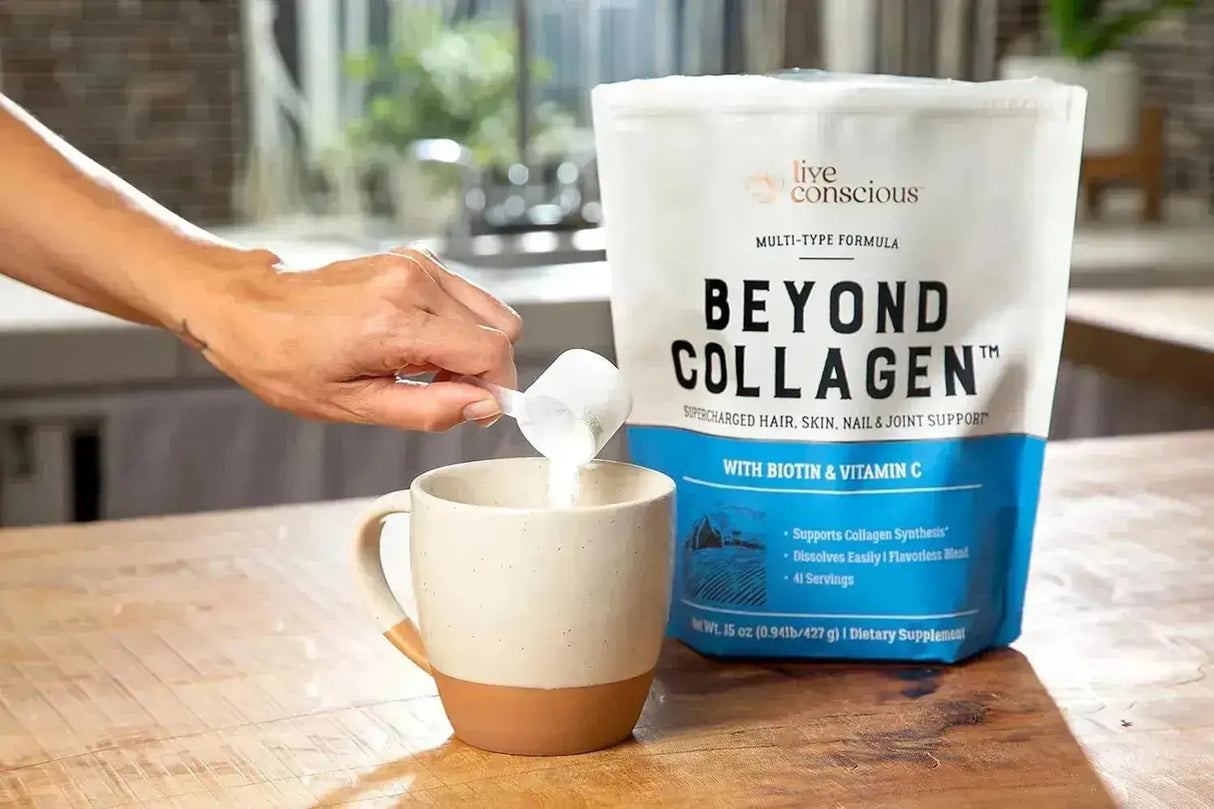 LIVE CONSCIOUS - Live Conscious Beyond Collagen Multi Collagen Powder 427Gr. - The Red Vitamin MX - Suplementos Alimenticios - {{ shop.shopifyCountryName }}